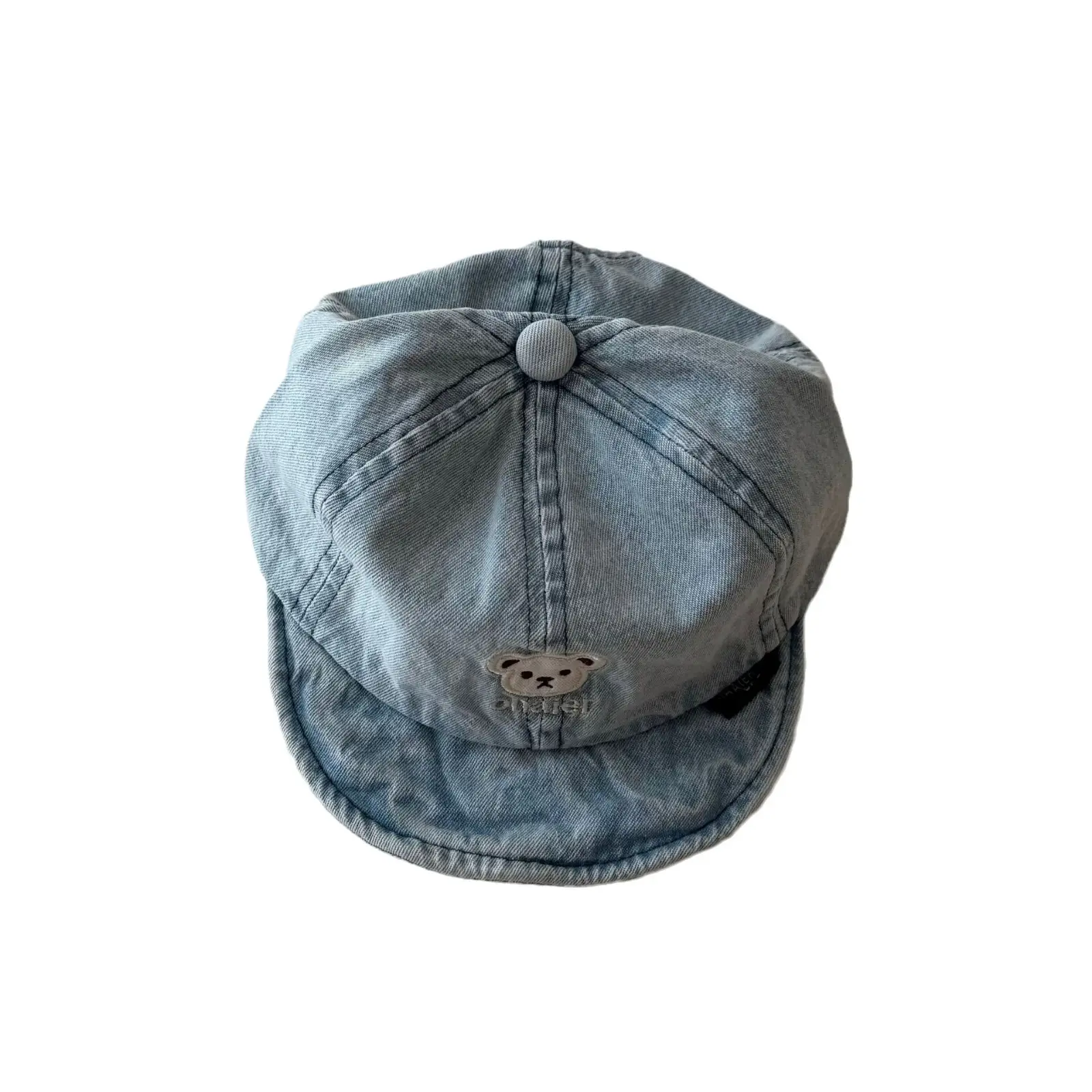 Yipan Kids Denim Bear Spring Hat Set of 3 - Image 6