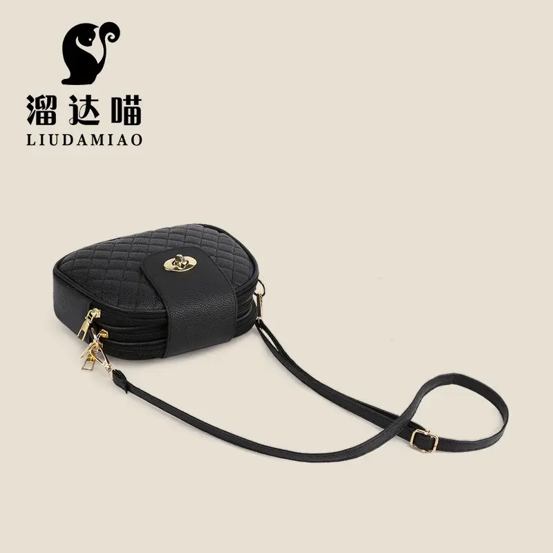 Black Quilted Crossbody Bag for Women New Style - Image 4