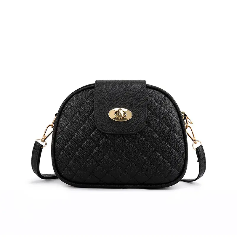 Black Quilted Crossbody Bag for Women New Style - Image 6