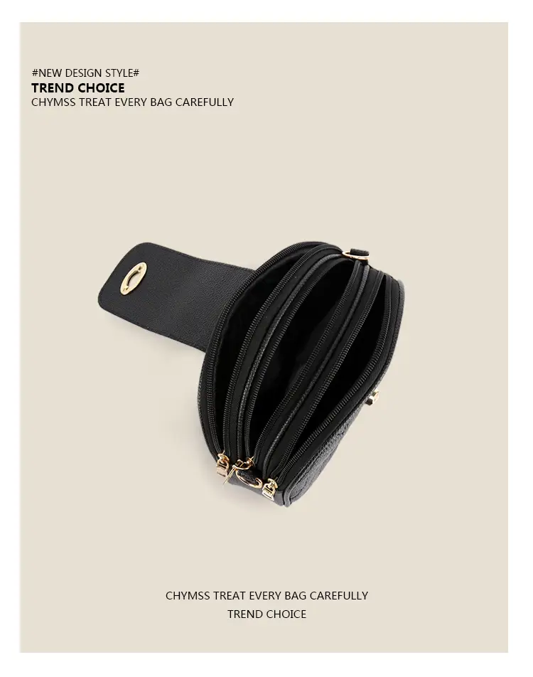Black Quilted Crossbody Bag for Women New Style — feature 11