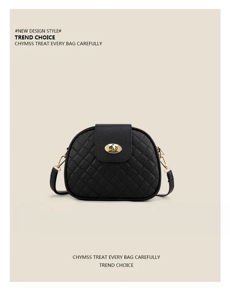 Black Quilted Crossbody Bag for Women New Style — feature 4