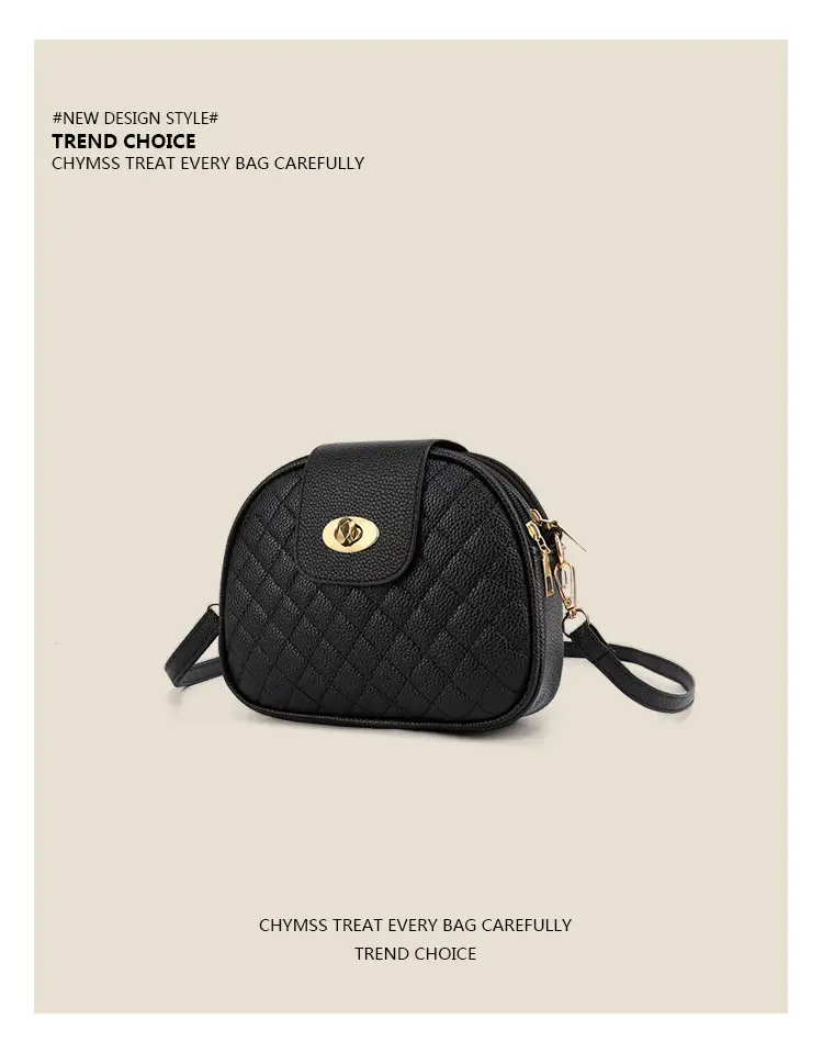 Black Quilted Crossbody Bag for Women New Style — feature 5