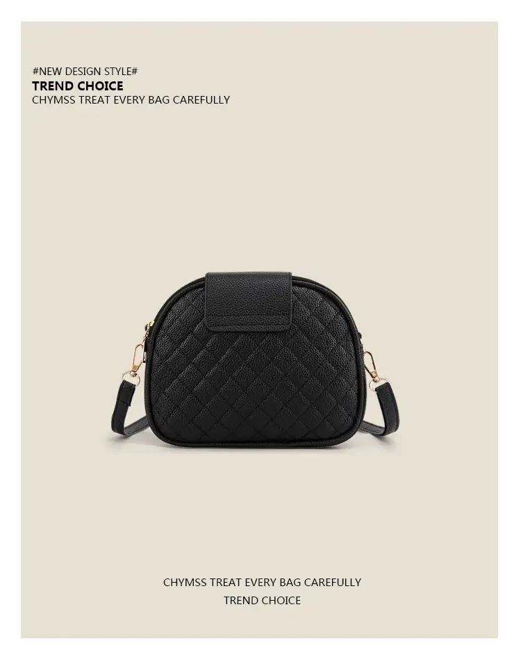 Black Quilted Crossbody Bag for Women New Style — feature 7