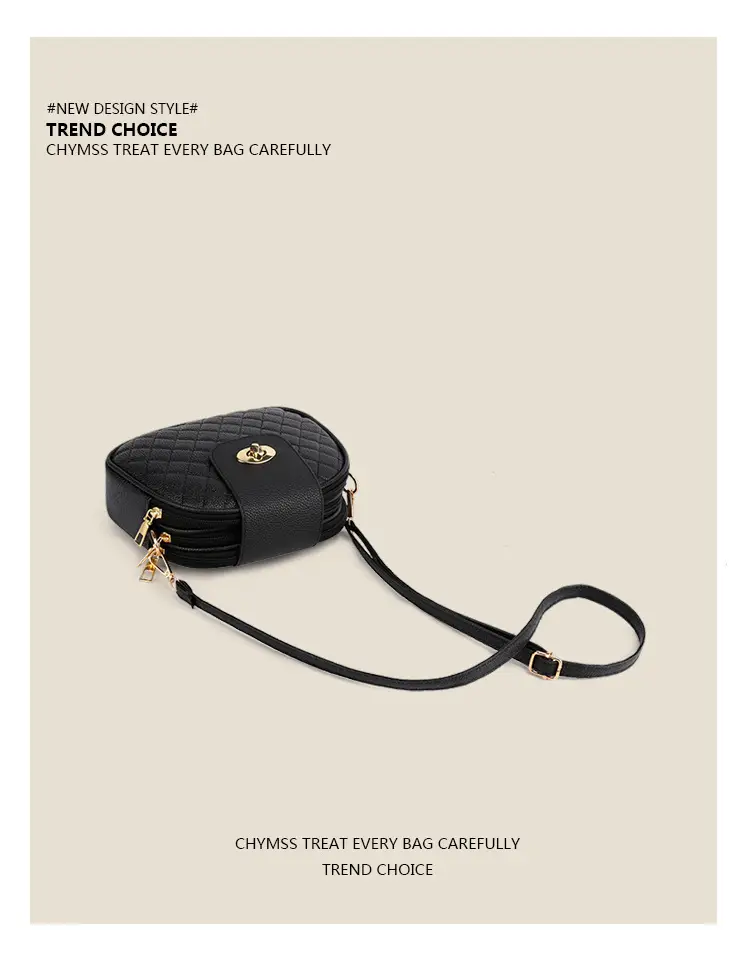 Black Quilted Crossbody Bag for Women New Style — feature 8