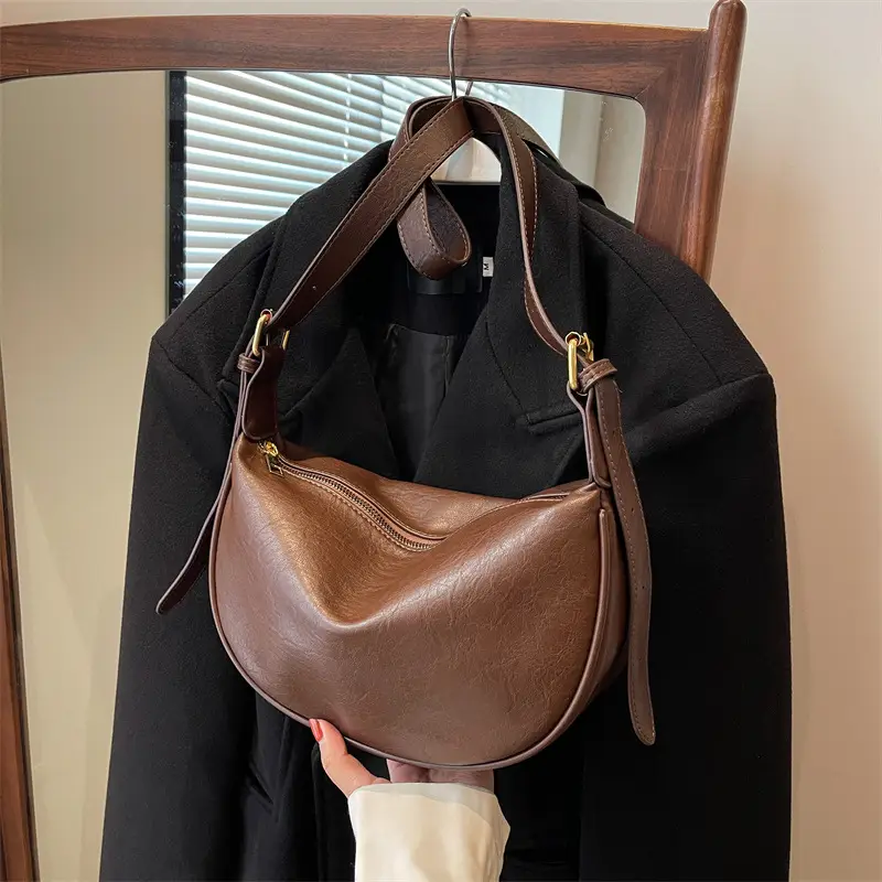 Black Crossbody Bag for Women Large Capacity Korean Style