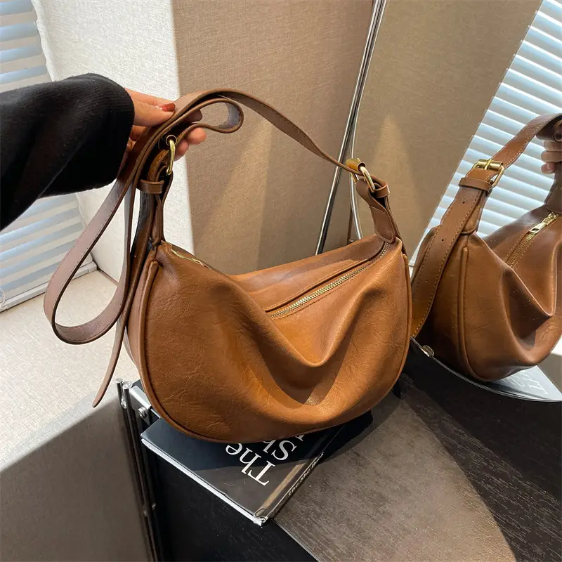 Black Crossbody Bag for Women Large Capacity Korean Style