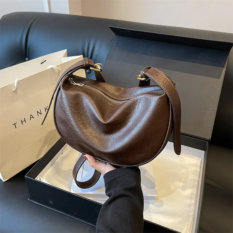 Black Crossbody Bag for Women Large Capacity Korean Style