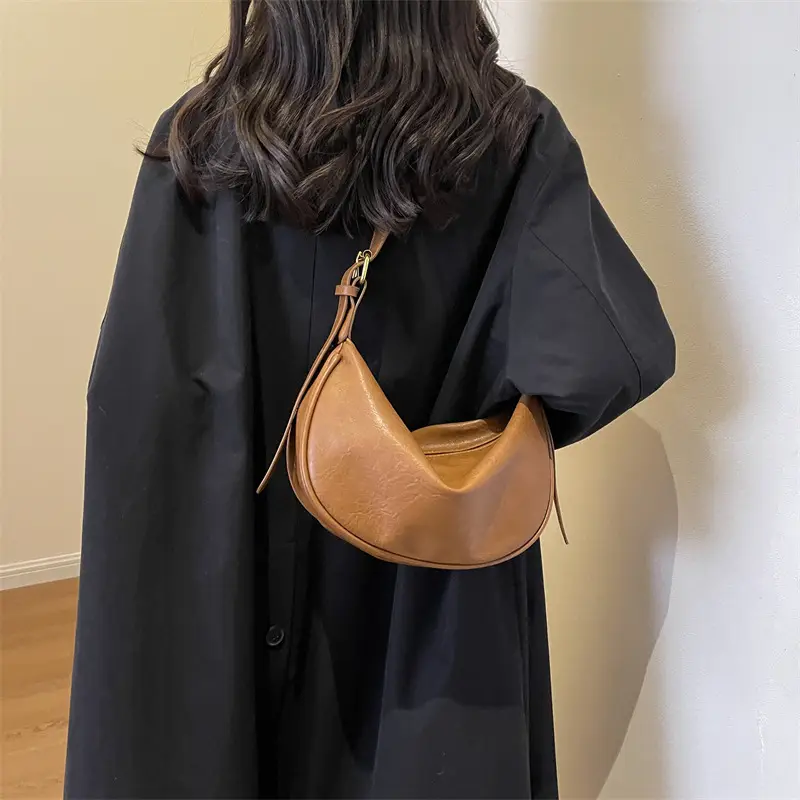 Black Crossbody Bag for Women Large Capacity Korean Style