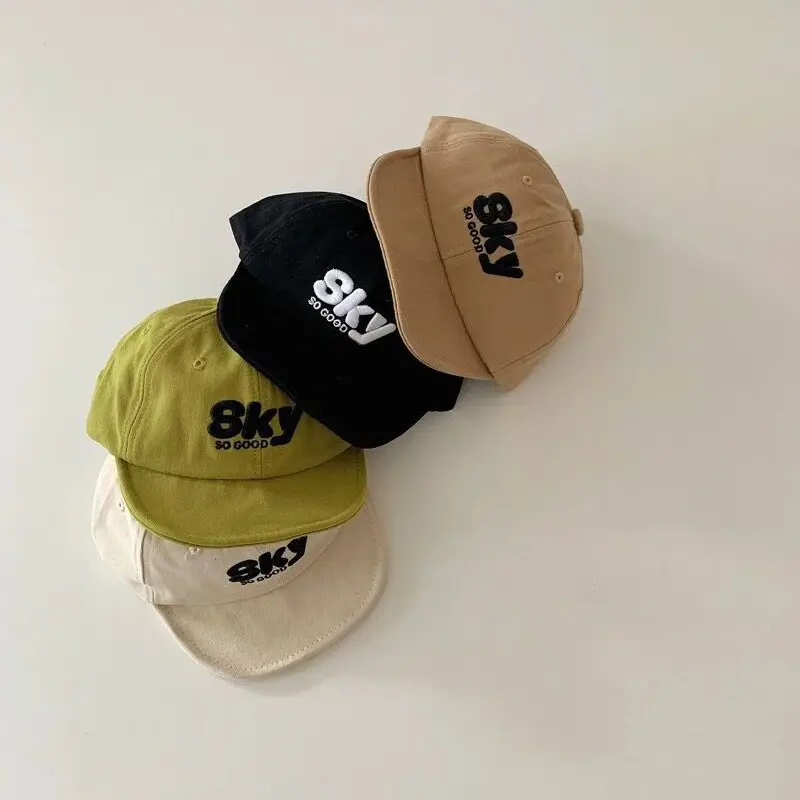 Yipan Kids SKY Beige Green Black Peaked Cap - Image 4