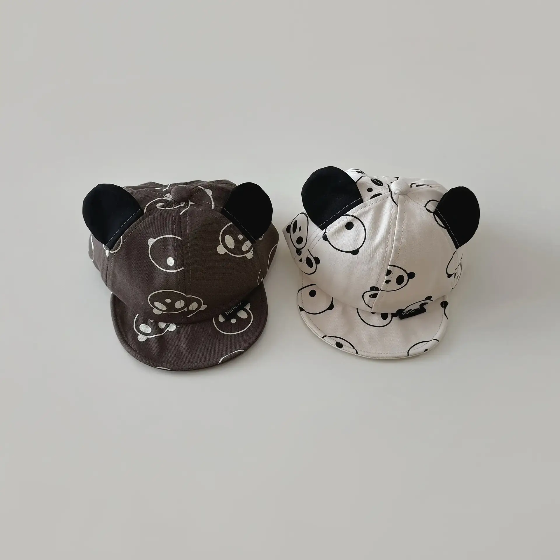 Korean Baby Hat Panda Design Soft Brim Spring Summer 2025 - Image 3