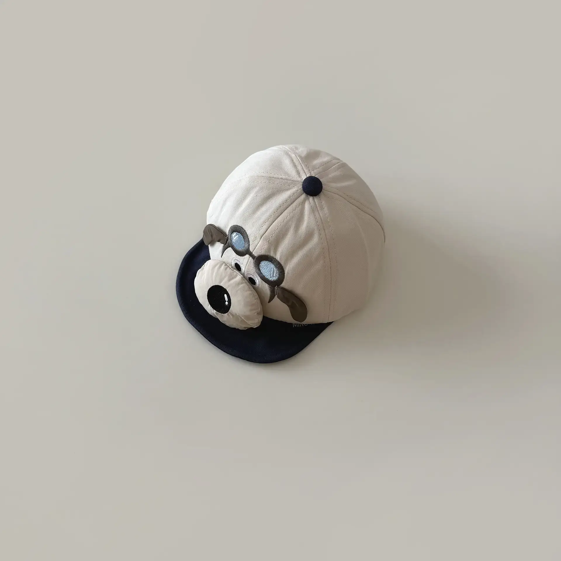 Yipan Baby Cap Puppy Design Beige Spring Fall 2025 - Image 5