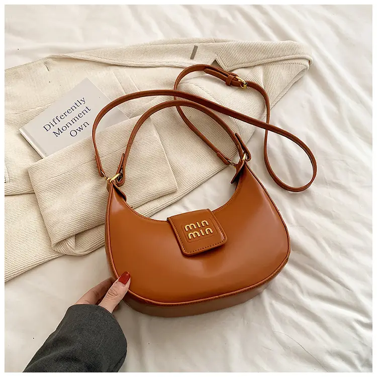 Women Retro Tan Shoulder Bag 2023 New Autumn Winter — feature 24