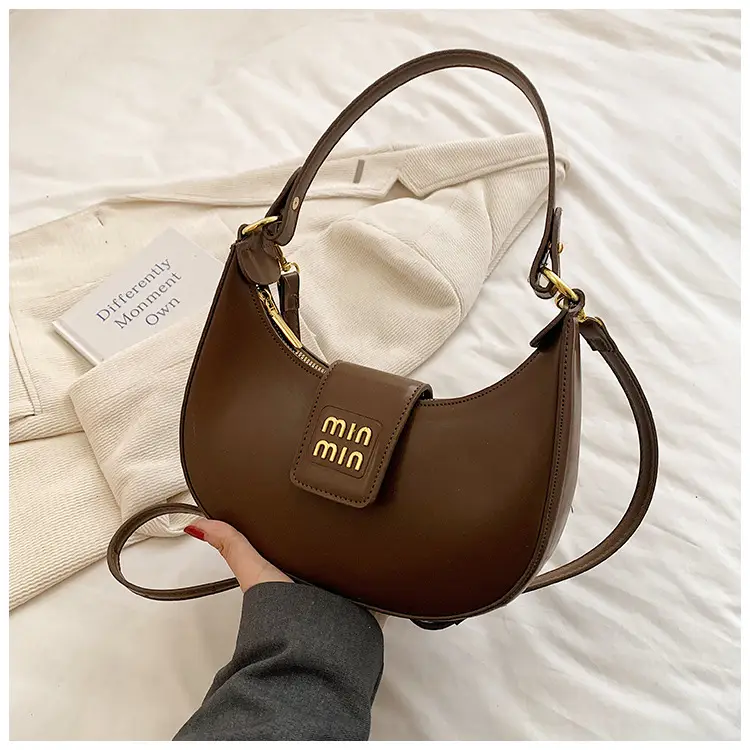 Women Retro Tan Shoulder Bag 2023 New Autumn Winter — feature 28