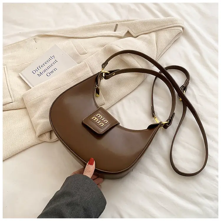 Women Retro Tan Shoulder Bag 2023 New Autumn Winter — feature 29