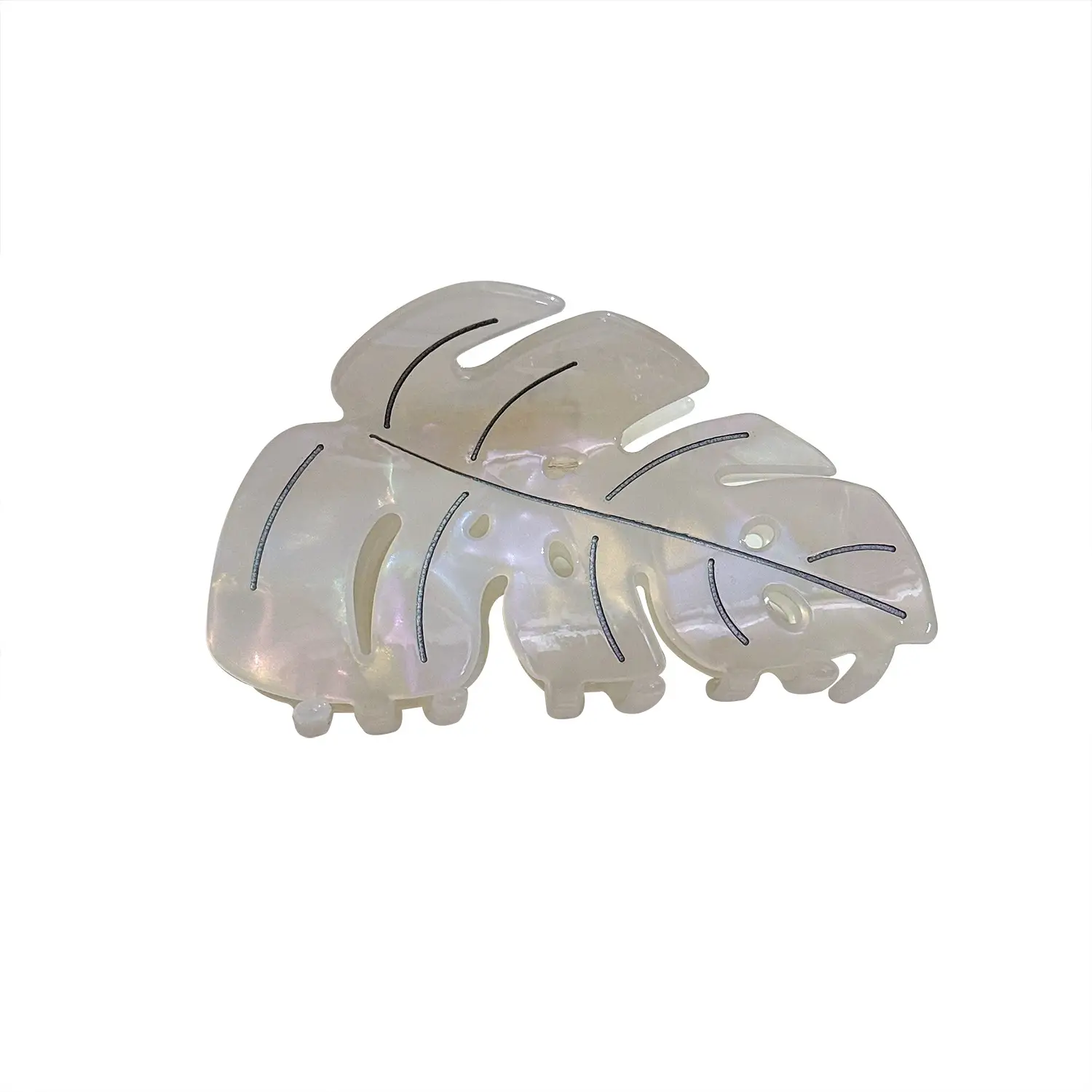 Leaf Hairpin with Shark Clip & Acetate Design