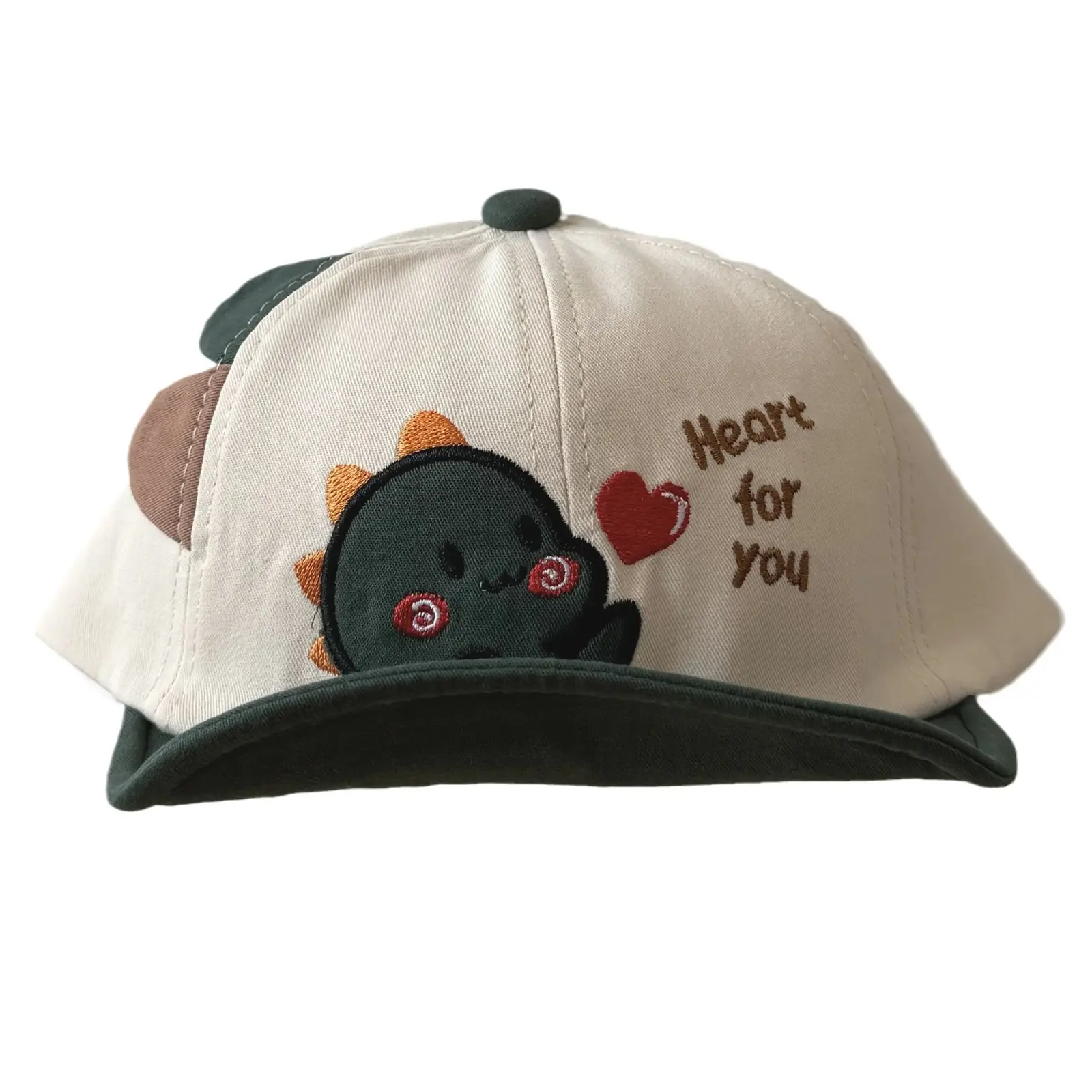 Yipan Korean Baby Hats 2025 Cartoon Dinosaur Soft Brim - Image 6
