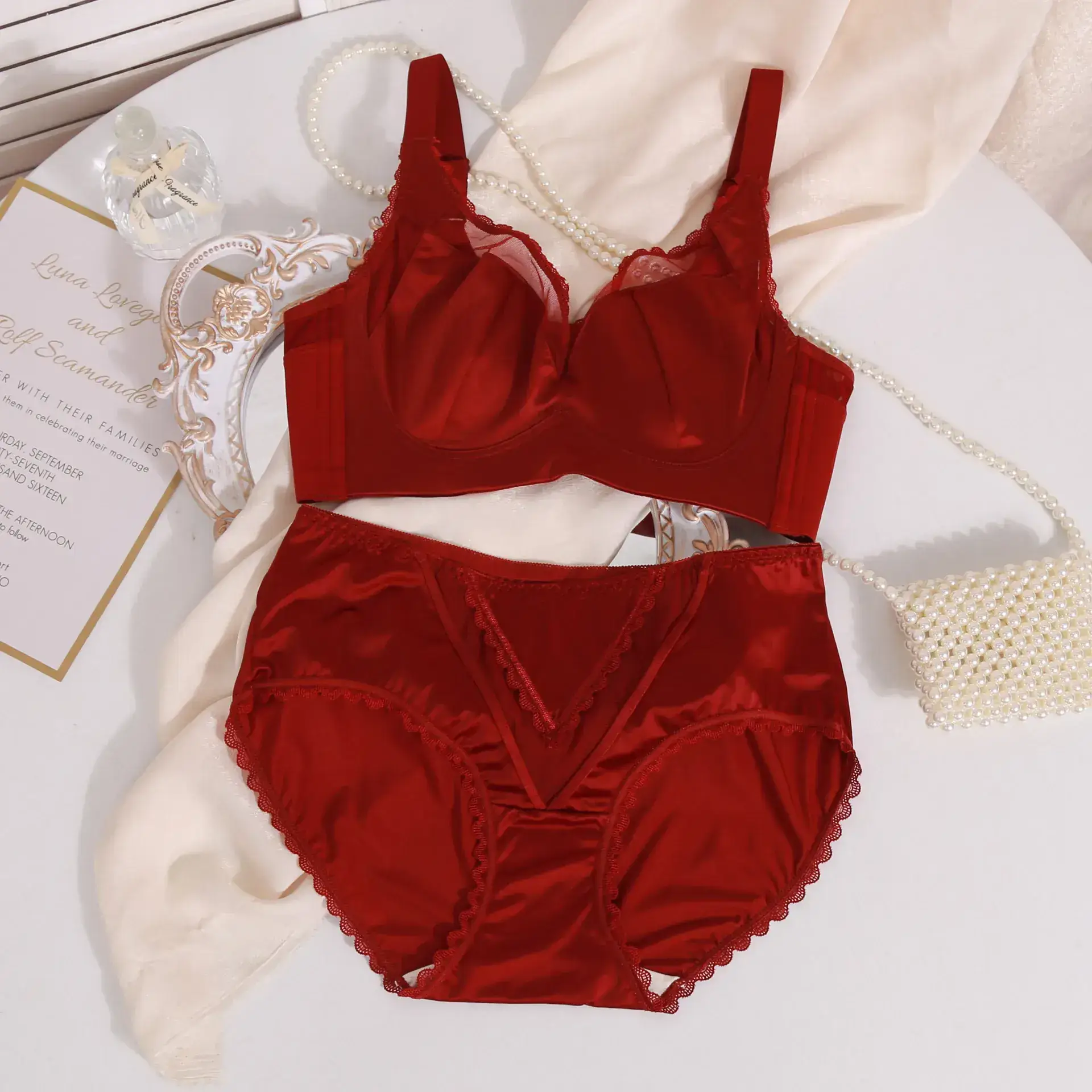 Light Luxury Underwear Women's Big Chest Small - Image 12