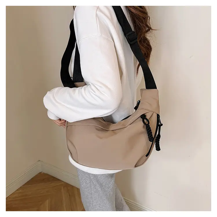 Women's Crossbody Messenger Bag White Black 2024 — feature 23