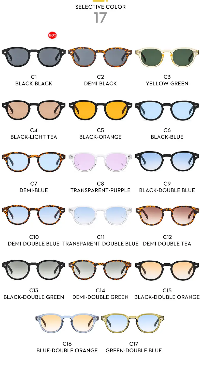 2024 Vintage C7 Sunglasses Multi-Color Cross Border — feature 11