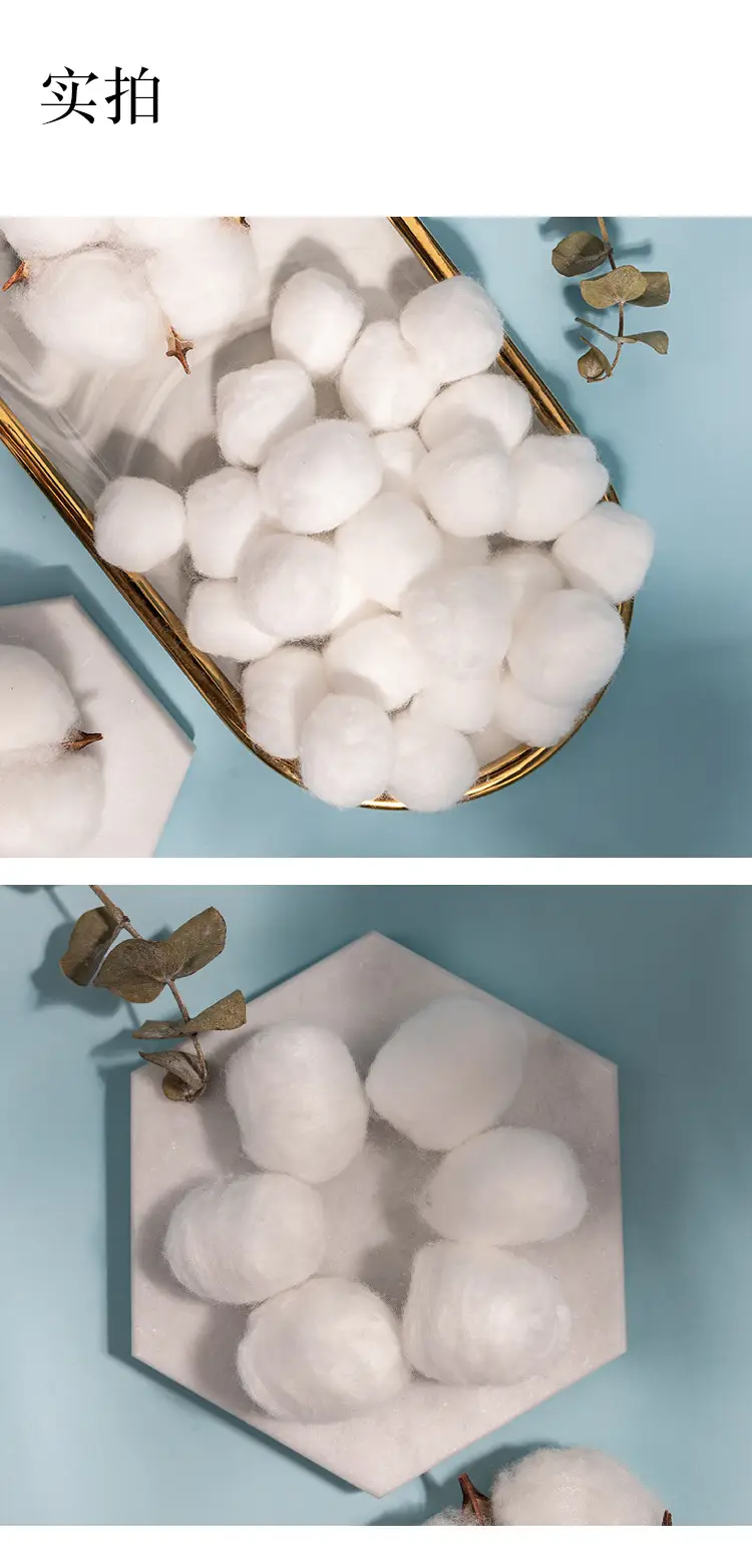 Cotton Ball Absorbent Wound Disinfection Makeup Dry Wet — feature 19