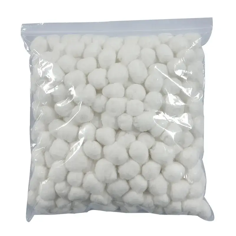 Cotton Ball Absorbent Wound Disinfection Makeup Dry Wet - Image 2