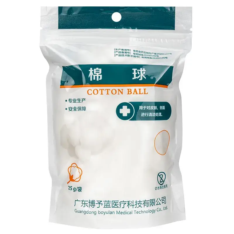 Cotton Ball Absorbent Wound Disinfection Makeup Dry Wet - Image 3