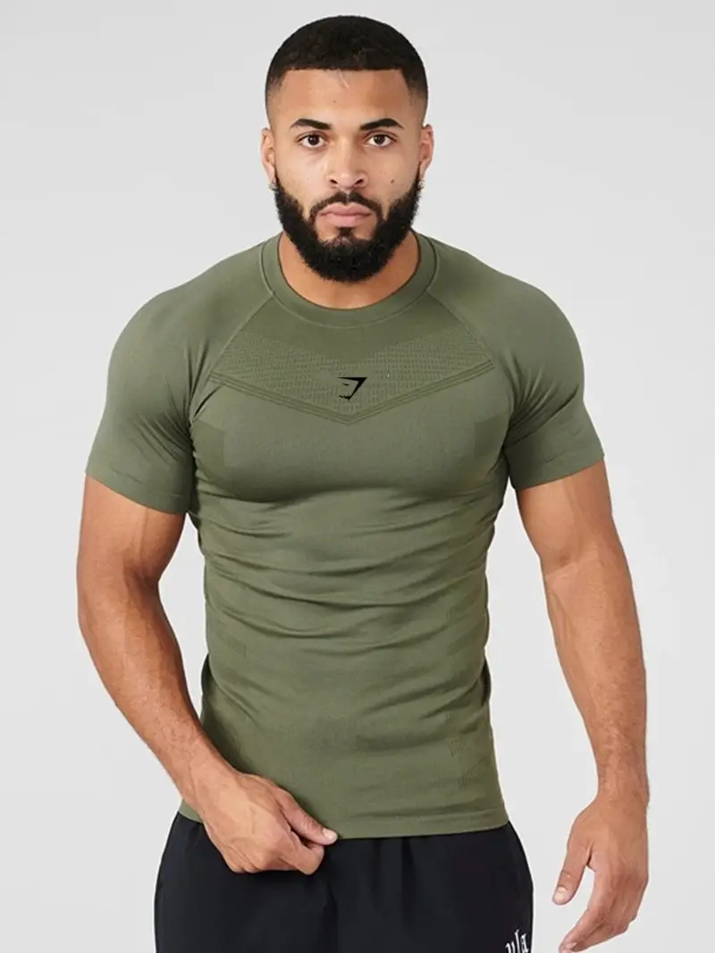 Purple Muscle Fitness T-Shirt for Men