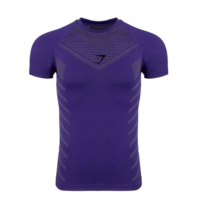 Purple Muscle Fitness T-Shirt for Men
