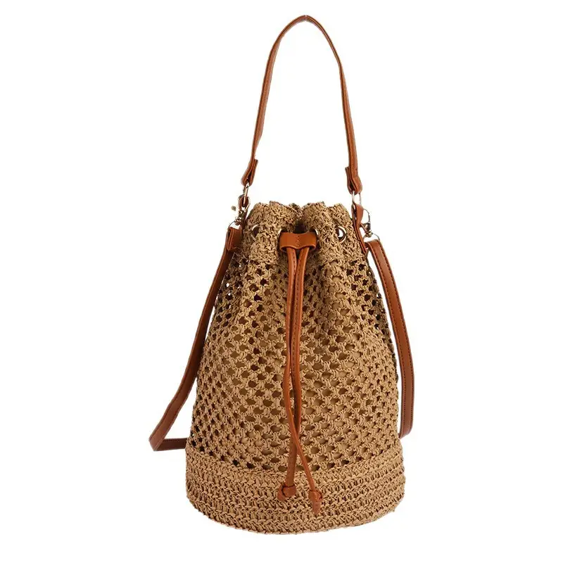Hand-Woven Straw Bag for Women Large Capacity Vacation Bag - Image 2