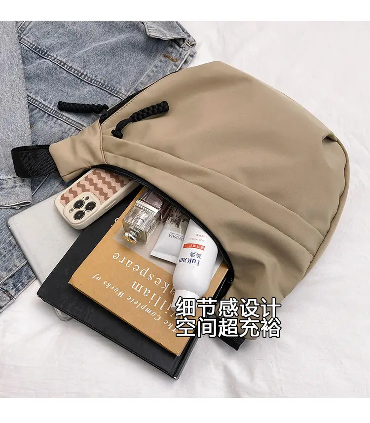 Red Nylon Crossbody Bag for Men Women 2024 — feature 9