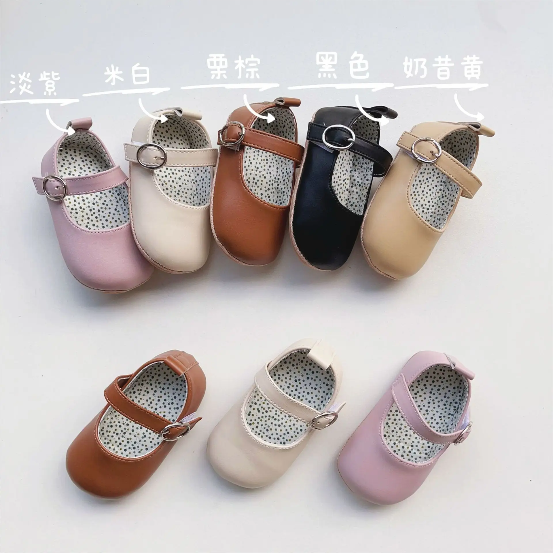 Princess T-Boat Shoes for Baby Girls Warm Cotton Velcro — feature 14