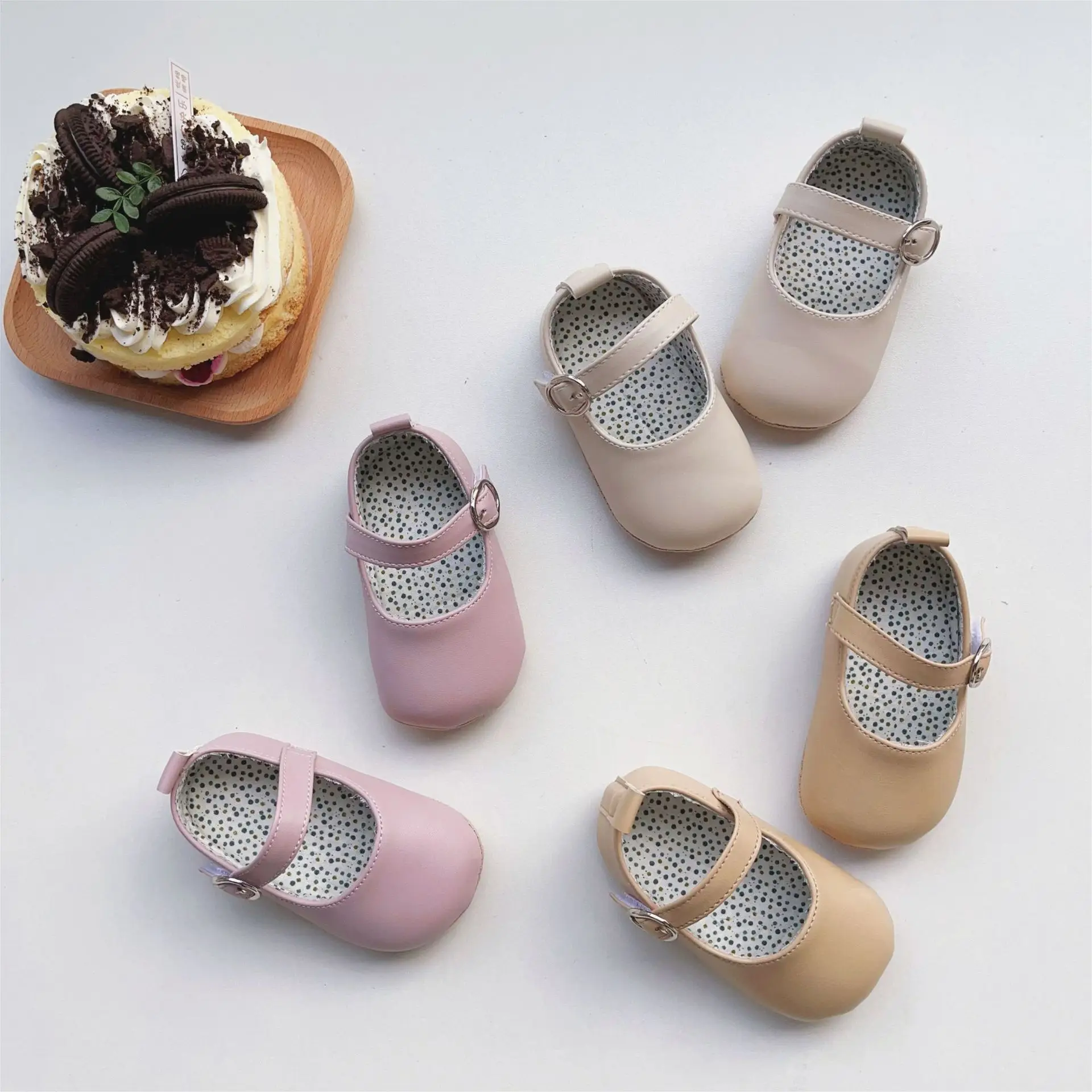 Princess T-Boat Shoes for Baby Girls Warm Cotton Velcro — feature 15