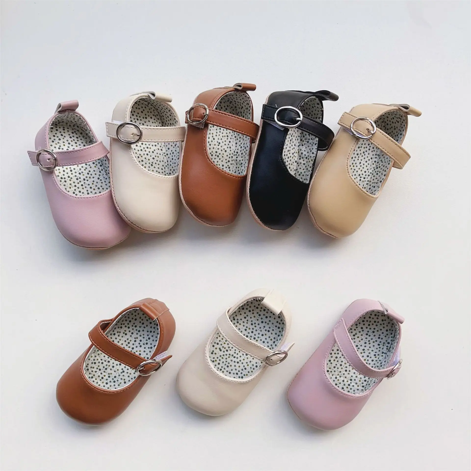 Princess T-Boat Shoes for Baby Girls Warm Cotton Velcro — feature 2