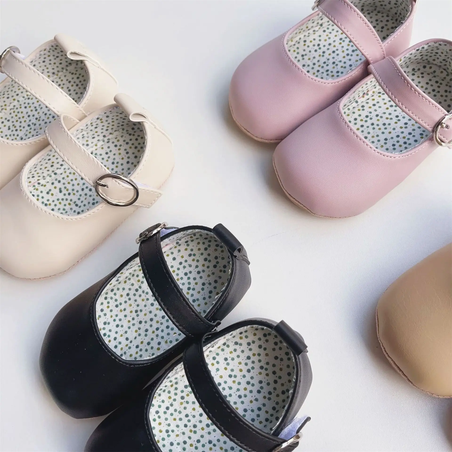 Princess T-Boat Shoes for Baby Girls Warm Cotton Velcro — feature 20