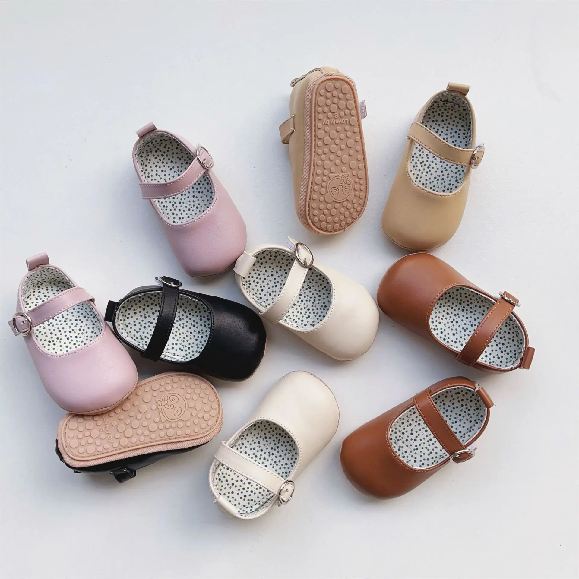 Princess T-Boat Shoes for Baby Girls Warm Cotton Velcro — feature 21
