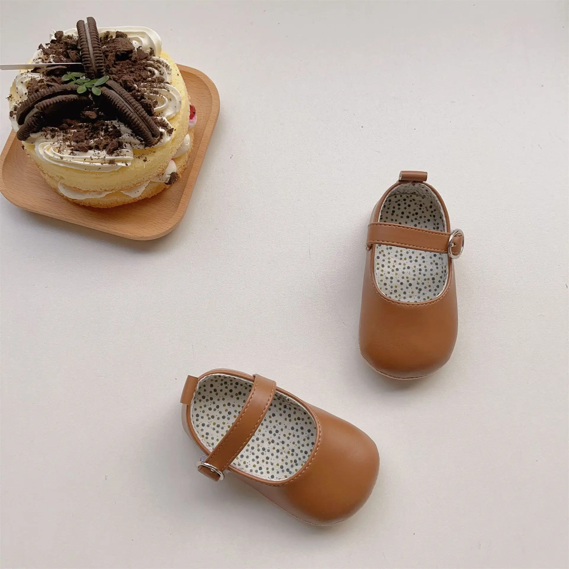 Princess T-Boat Shoes for Baby Girls Warm Cotton Velcro — feature 8