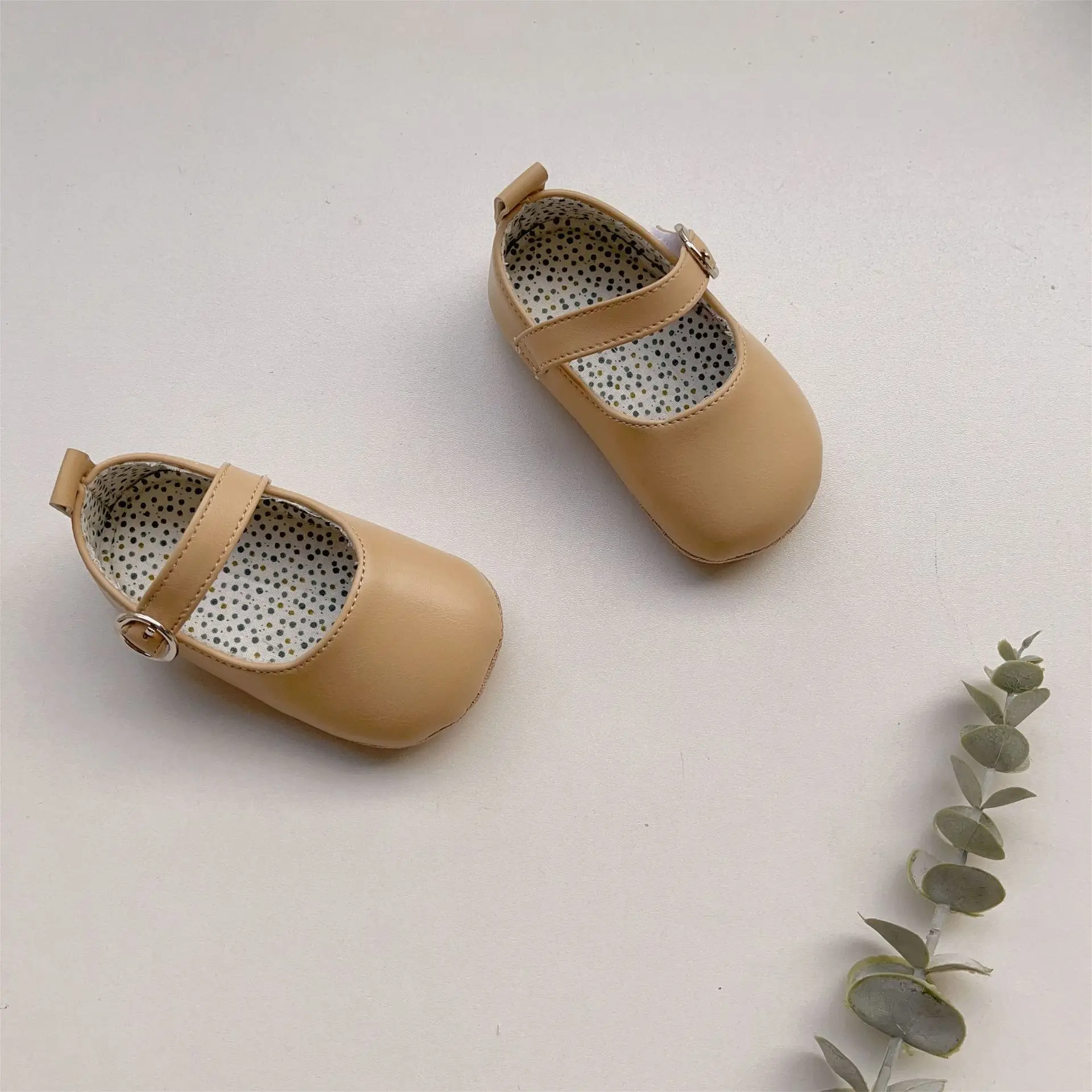 Princess T-Boat Shoes for Baby Girls Warm Cotton Velcro — feature 9