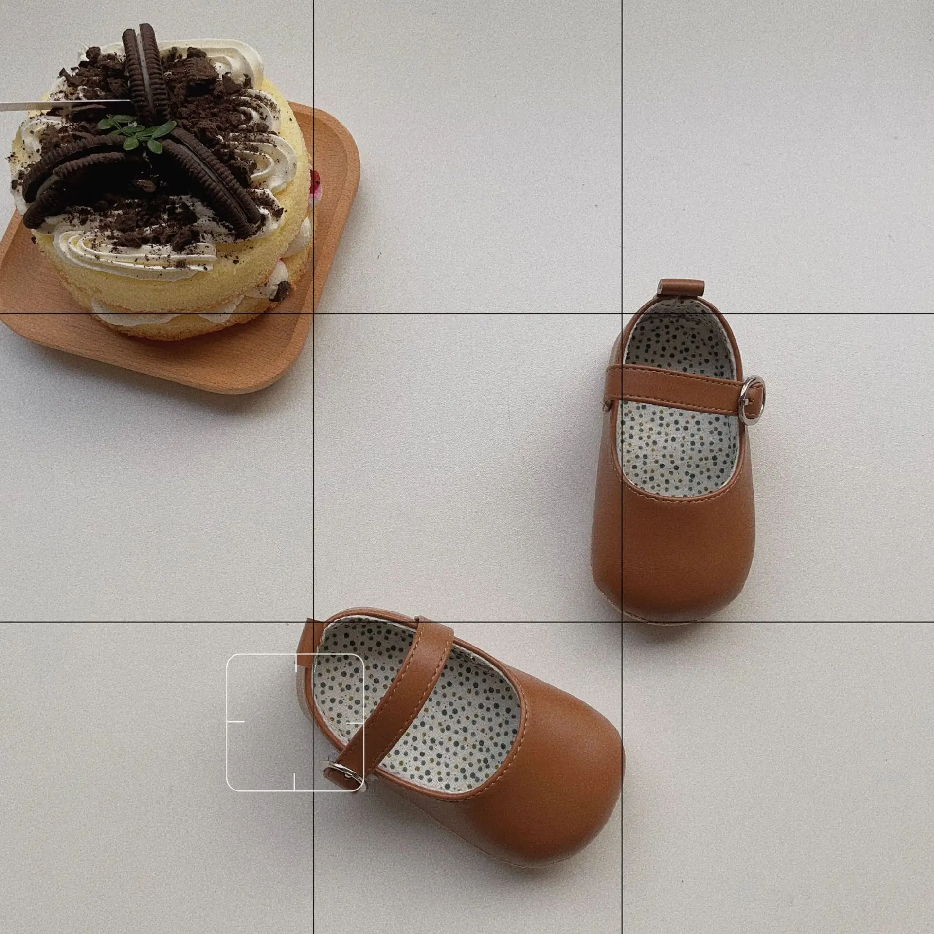 Princess T-Boat Shoes for Baby Girls Warm Cotton Velcro