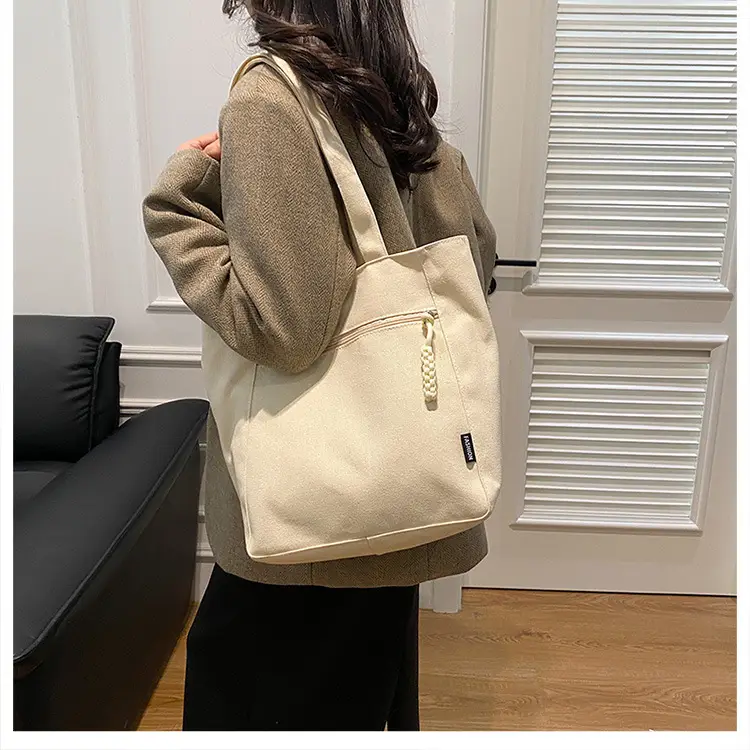 Women Canvas Shoulder Bag Large Capacity Spring 2024 — feature 20