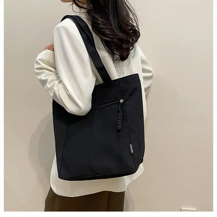 Women Canvas Shoulder Bag Large Capacity Spring 2024 — feature 25