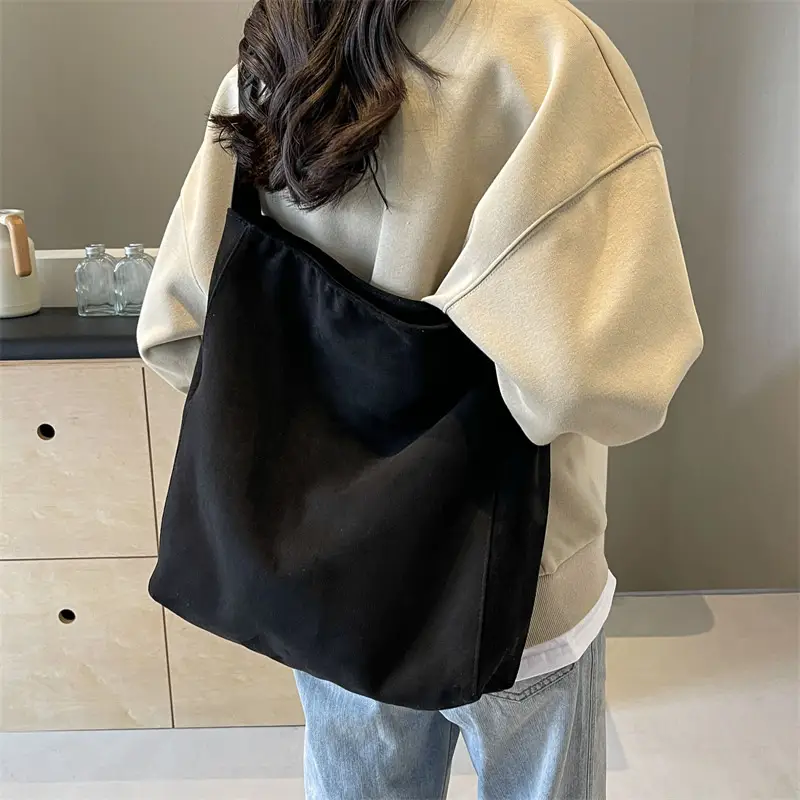 Pink Suede Shoulder Bag with Wide Strap for Women - Image 8