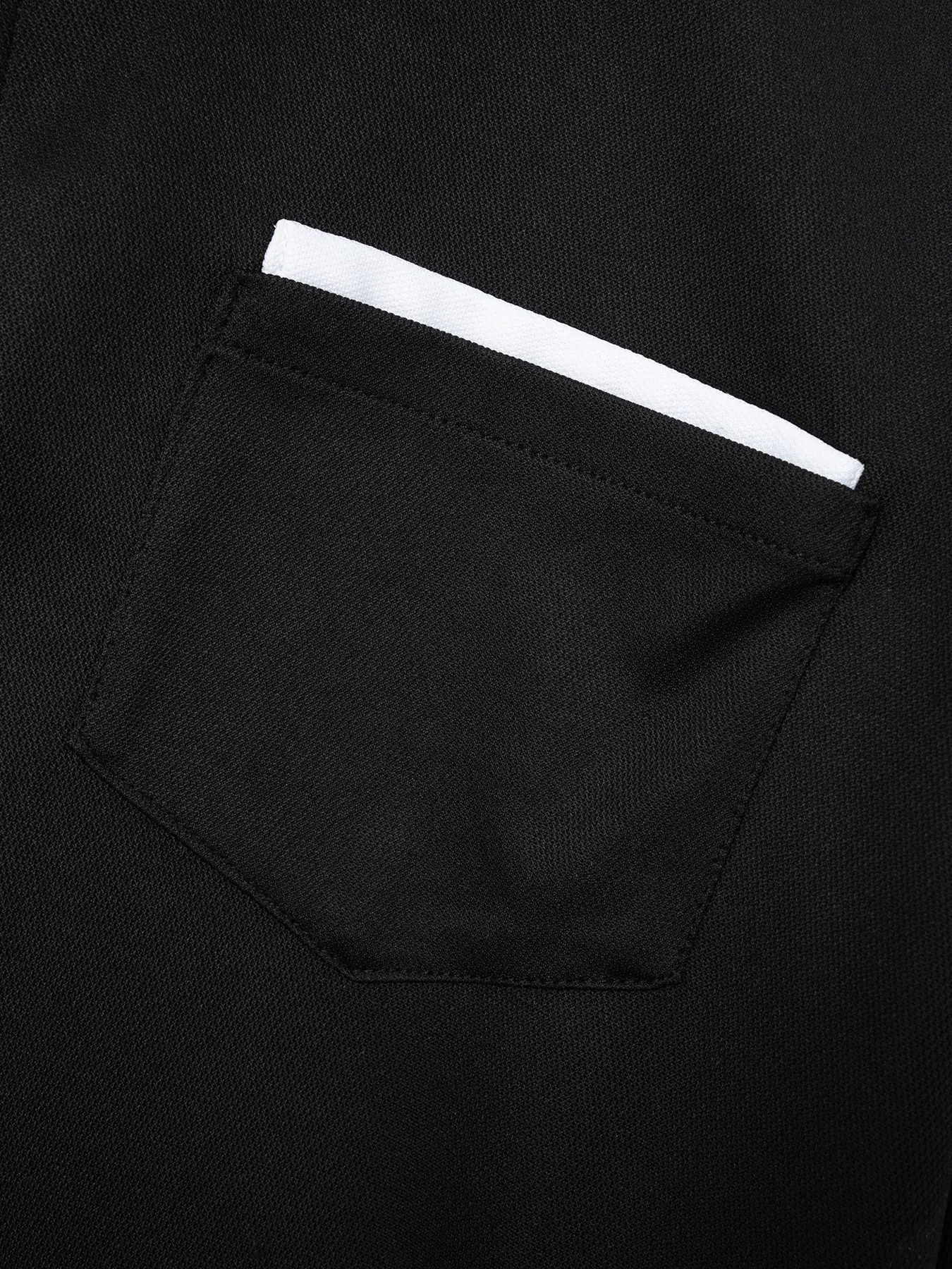 Men's Light Blue Polo Shirt Button Pocket Summer — feature 18