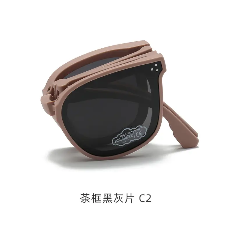 Men Green Black Sunglasses Foldable Polarized - Image 2