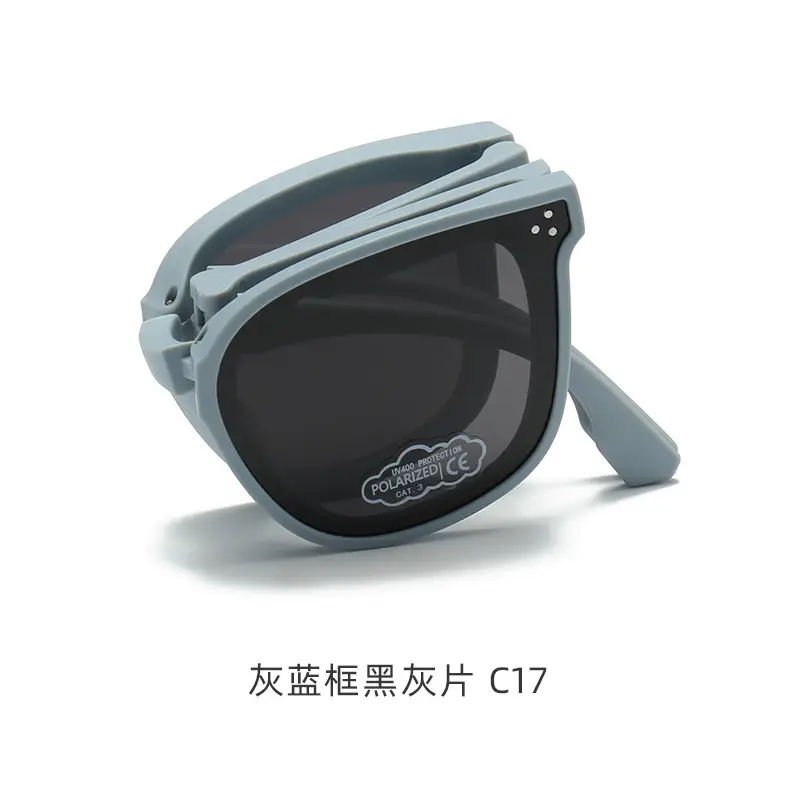 Men Green Black Sunglasses Foldable Polarized - Image 8
