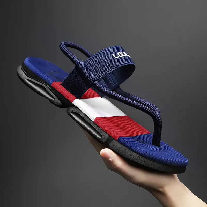 Cross-Border Summer New Beach Flip-Flops Men's Fashion Outdoor Men's Thick-Soled Sandals Foreign Trade Sandals Customization - Image 2