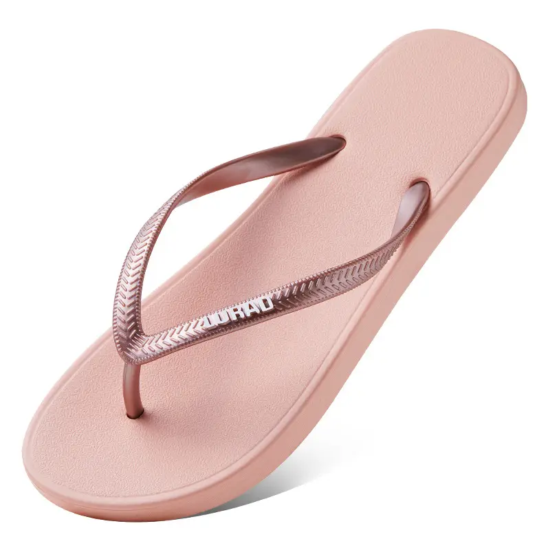 Summer simple flip flops men's and women's flat heel non-slip flip-flops couple outdoor beach flip-flops wholesale - Image 2