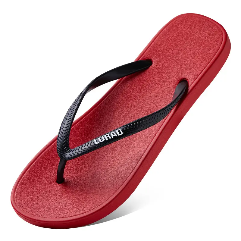Summer simple flip flops men's and women's flat heel non-slip flip-flops couple outdoor beach flip-flops wholesale - Image 3