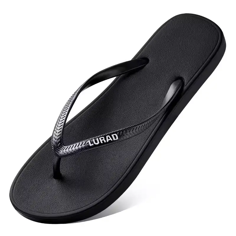 Summer simple flip flops men's and women's flat heel non-slip flip-flops couple outdoor beach flip-flops wholesale - Image 4