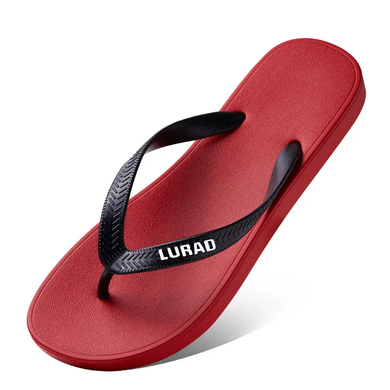 Summer simple flip flops men's and women's flat heel non-slip flip-flops couple outdoor beach flip-flops wholesale - Image 5