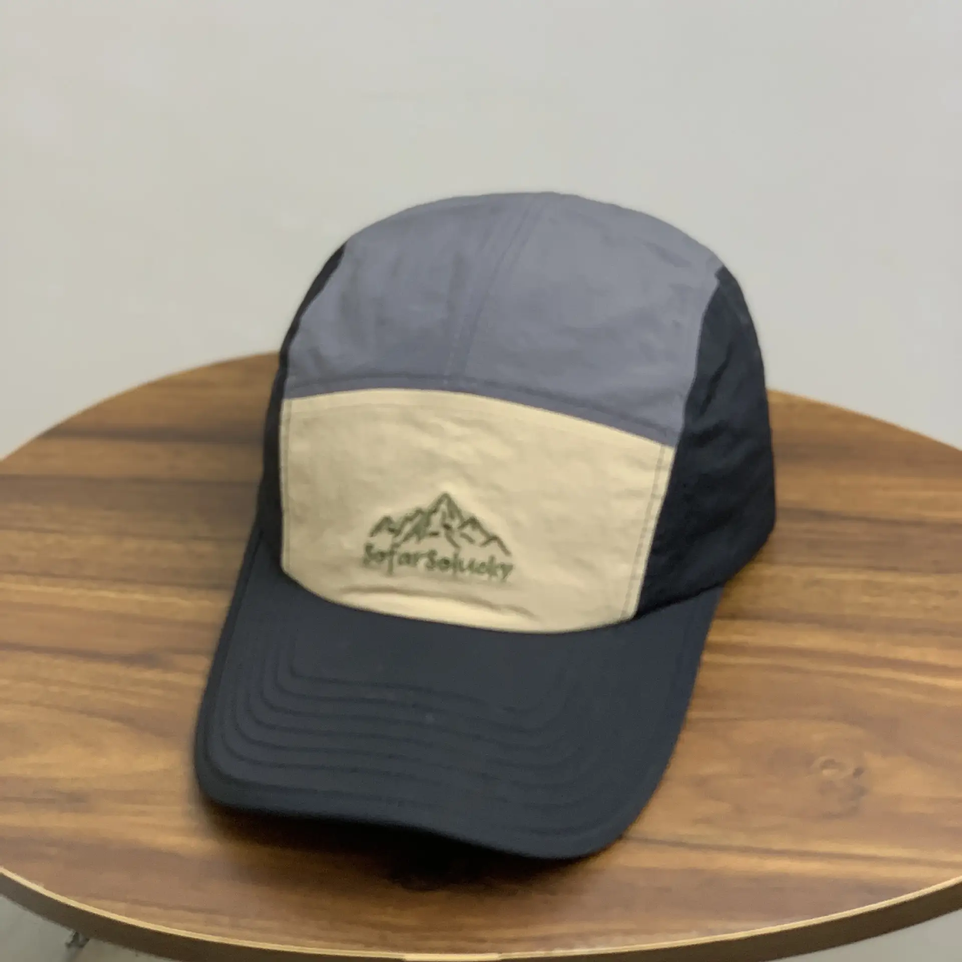 Japanese Retro Blue Orange Mountain Cap Summer Sun-Proof - Image 3